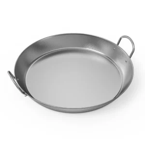 Onlyfire univerzális grilltányér – Ø44,5 cm plancha, kerek serpenyő fogantyúkkal