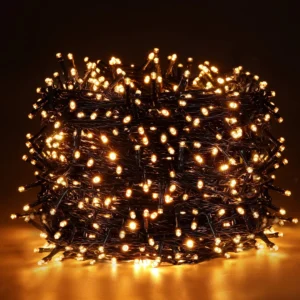 ELKTRY 1000 LED fényfüzér – 25 m, 8 üzemmód, meleg fehér, vízálló