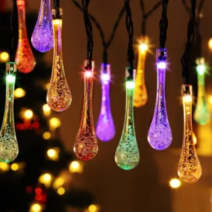 BLOOMWIN napelemes fényfüzér – 6,5 m, 30 LED, 8 üzemmóddal